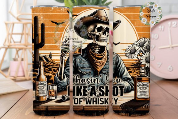 Chasin You Like a Shot of Whisky Png for Tumbler Wraps and Graphics