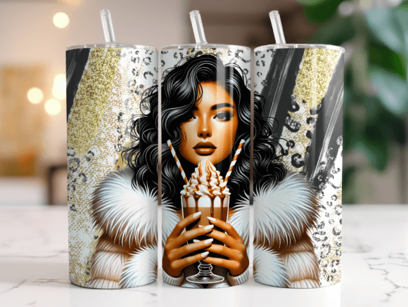 Hot Chocolate Christmas Tumbler Wrap Graphics