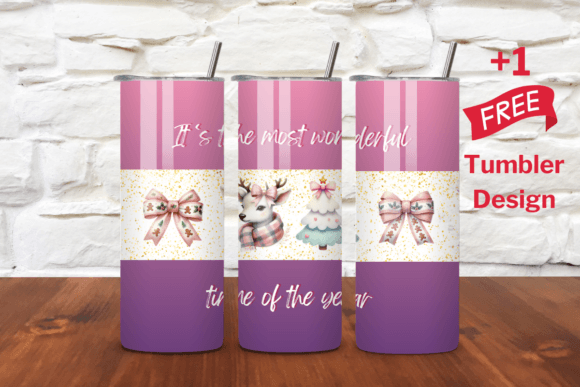 Most Wonderful Time Bow Tumbler Wrap Review